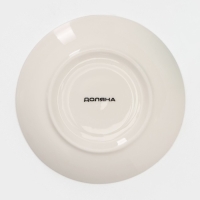 Сервиз фарфоровый чайный Доляна &laquo;Млечный путь&raquo;, 15 предметов: 6 чашек 220 мл, 6 блюдец d=13,5 см, молочник 300 мл, сахарница 350 мл, чайник 1000 мл, цвет бирюзовый