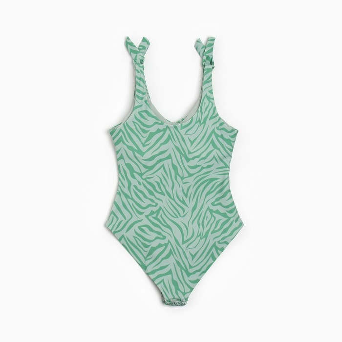 Купальник женский слитный MINAKU цвет зеленый, размер 46