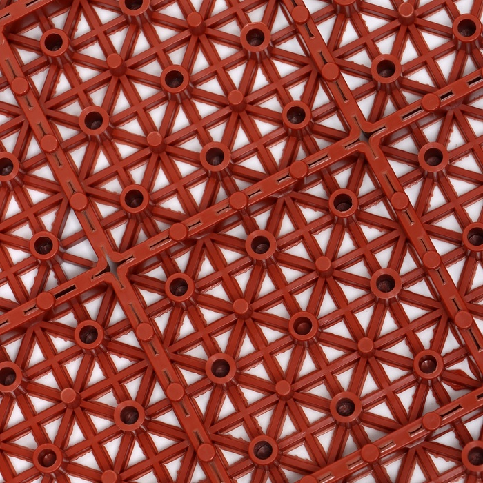 Универсальное покрытие POL-PLAST 30 х 30 см, терракот, набор 9 шт.