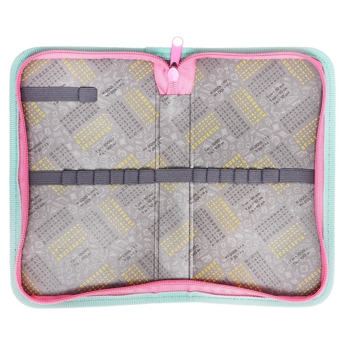 Пенал 1 секция 115 х 205 х 30 мм, Calligrata Пенал 1 секция 115 х 205 х 30 мм, Calligrata "Девочка с зайкой", ламинированный картон