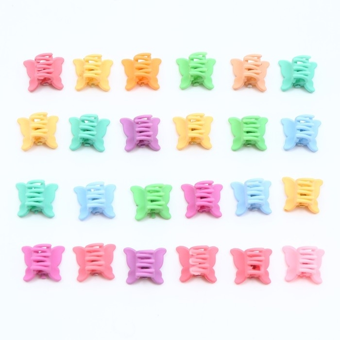 Краб для волос &laquo;Моя принцесса&raquo;, 24 шт.,1 х 1,5 х 1,5 см