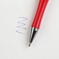 Ручка шариковая синяя паста &laquo;Цветок&raquo;,пластик, на подложке 8 марта