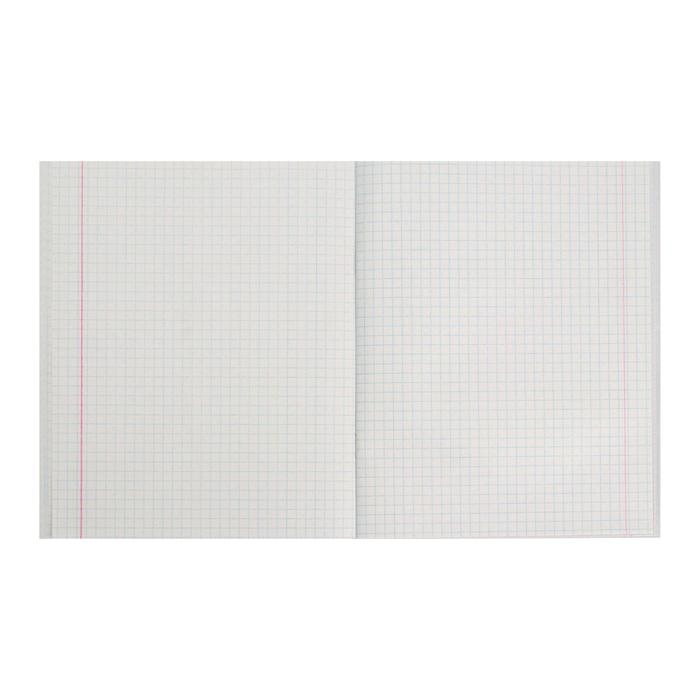 Тетрадь 96 листов в клетку Calligrata "Африка", обложка картон хром-эрзац, блок №2, белизна 75% (серые листы), МИКС