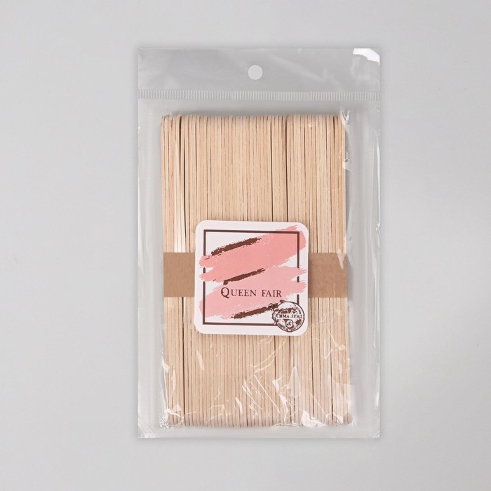 Шпатели для депиляции, деревянные, 14 &times; 1,6 см, 50 шт