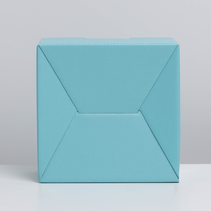 Коробка подарочная складная, упаковка, &laquo;Тиффани&raquo;, 15 х 15 х 7 см