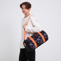 Сумка детская спортивная для мальчика &laquo;Камуфляж&raquo;, 40*20*20 см, 40*20 х см, отдел на молнии, цвет чёрный