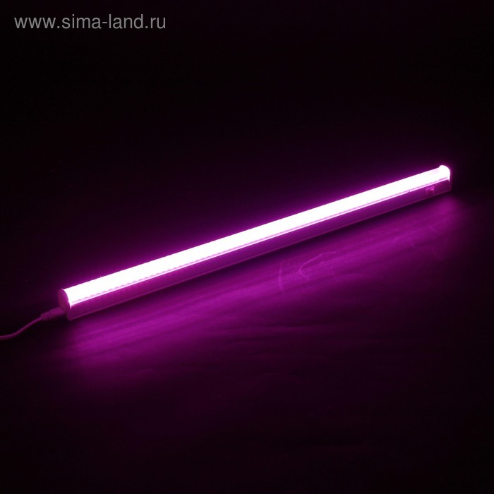 Фитосветильник светодиодный Uniel, 18 Вт, 560 мм, IP40, 230 В, спектр для рассады, с выкл.