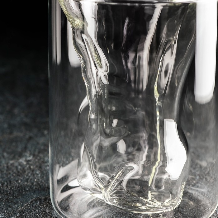 Стакан стеклянный с двойными стенками Magistro &laquo;Мужская фигура&raquo;, 200 мл