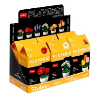 Конструктор &laquo;Цветы в горшочке&raquo;, 6 видов, МИКС