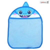 Сетка - органайзер &laquo;Акулёнок&raquo;, для хранения игрушек в ванной, на присосках