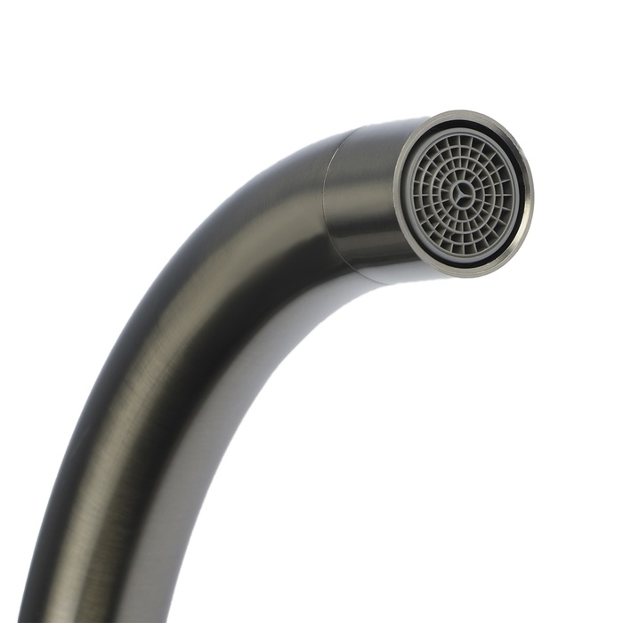 Смеситель для кухни ZEIN Z3826, однорычажный, высота излива 27 см, графит Смеситель для кухни ZEIN Z3826, однорычажный, высота излива 27 см, графит