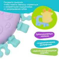 Набор прорезывателей для зубов &laquo;Забавные зверята&raquo;, 4 шт.