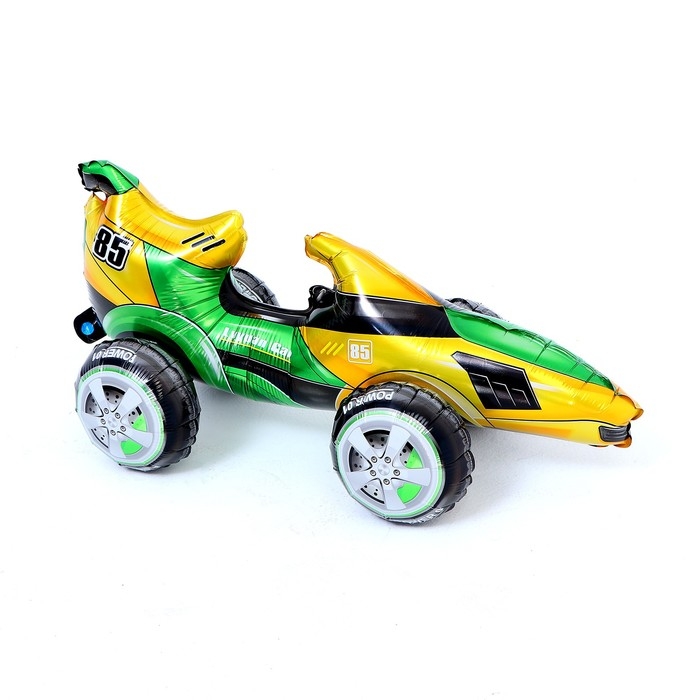 Шар фольгированный 28" &laquo;Болид&raquo;, цвет жёлтый, под воздух