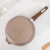 Сковорода &laquo;Гранит Brown&raquo;, d=26 см, антипригарное покрытие, съёмная ручка, цвет МИКС