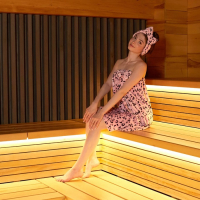 Набор для бани и ванной Этель "Кошечка"полотенце- парео 75*120 см+повязка Набор для бани и ванной Этель "Кошечка"полотенце- парео 75*120 см+повязка