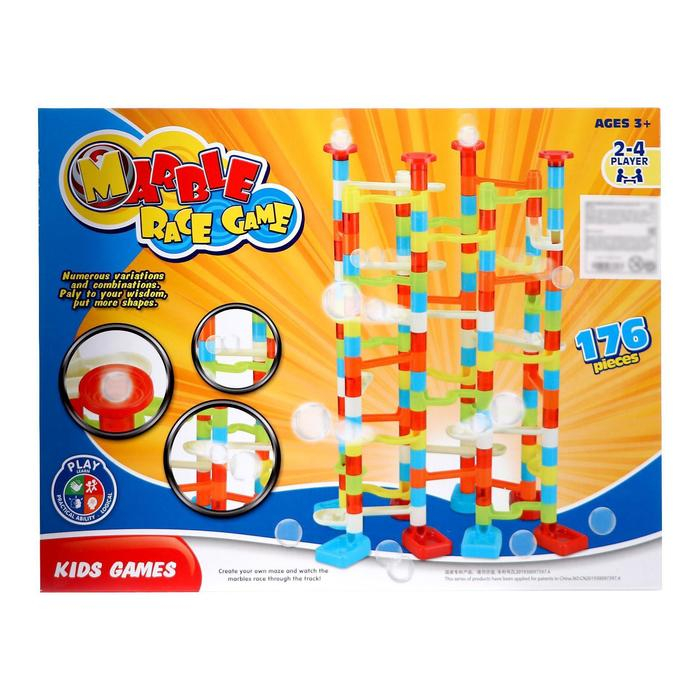 Конструктор &laquo;Трубчатые лабиринты&raquo;, 176 элементов