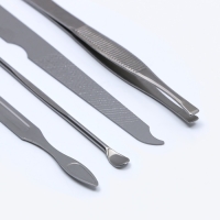 Набор маникюрный &laquo;Плетёнка&raquo;, 7 предметов, в футляре, цвет МИКС