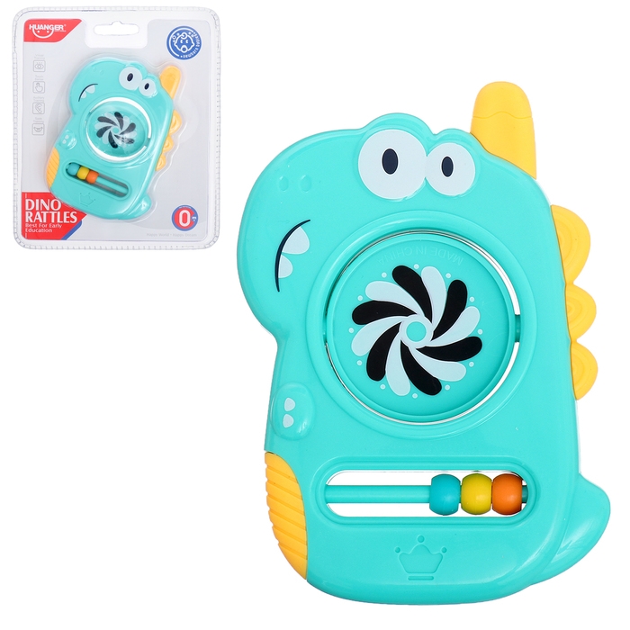 Развивающая игрушка для малышей &laquo;Дино&raquo;, с прорезывателем для зубов, МИКС