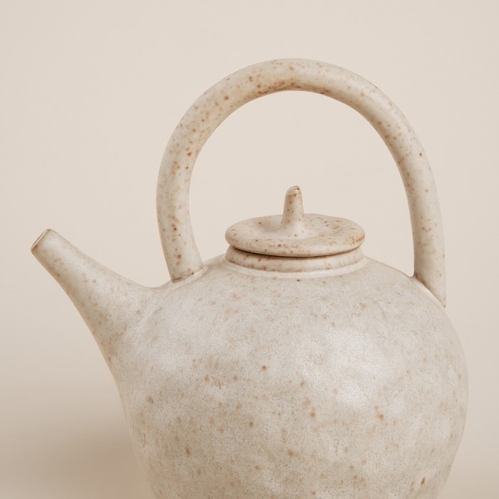 Чайник заварочный керамический SL Home &laquo;Виенто&raquo;, 650 мл, 15&times;12&times;16,5 см, цвет бежевый