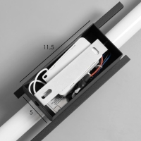 Бра "Осана" LED 3000К черный 40х8х8см Бра "Осана" LED 3000К черный 40х8х8см