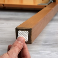 Накладка мебельная квадратная ТУНДРА, размер 18 х 18 мм, 32 шт, полимерная, цвет белый Накладка мебельная квадратная ТУНДРА, размер 18 х 18 мм, 32 шт, полимерная, цвет белый