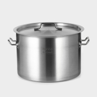 Кастрюля из нержавеющей стали Hanna Kn&ouml;vell, 15 л, d=30 см, h=20 см, толщина 0,8 мм, дно ТРС, толщина дна 4,4 мм, 201 сталь, металлическая крышка, индукция