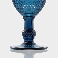 Набор бокалов из стекла Magistro &laquo;Вилеро&raquo;, 280 мл, 2 шт, цвет синий