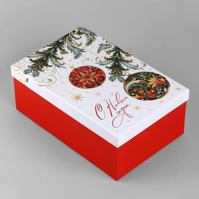 Коробка подарочная &laquo;С Новым годом&raquo;, 28 х 18.5 х 11.5 см, Новый год