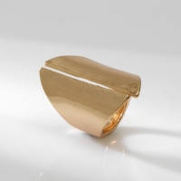 Кольцо металл &laquo;Тренд&raquo; лепестки крупные, цвет золото, размер 18