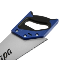 Ножовка по дереву ТУНДРА, 2К рукоятка, 3D заточка, чистый рез, 14-15 TPI, 350 мм Ножовка по дереву ТУНДРА, 2К рукоятка, 3D заточка, чистый рез, 14-15 TPI, 350 мм