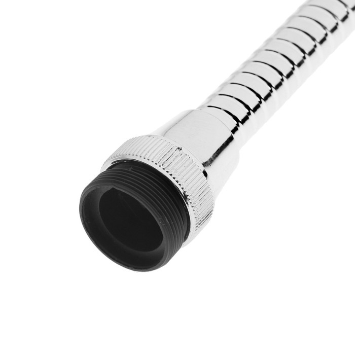 Аэратор ZEIN, с регулировкой потока, на гибком шланге,190мм, 3 режима, пластик, белый