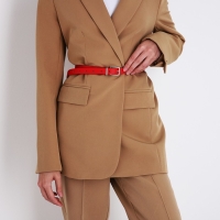 Ремень женский, ширина 2,2 см, пряжка металл, цвет красный Ремень женский, ширина 2,2 см, пряжка металл, цвет красный