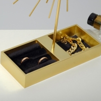 Подставка для украшений «Солнце» 18×8×31, зеркало, цвет золотой Подставка для украшений «Солнце» 18×8×31, зеркало, цвет золотой