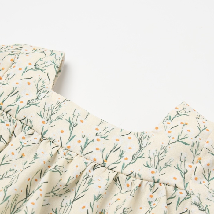 Блузка для девочки MINAKU &laquo;Ромашки&raquo;, цвет молочный, рост 110 см