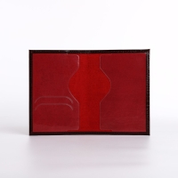 Обложка для паспорта, цвет бордовый Обложка для паспорта, цвет бордовый