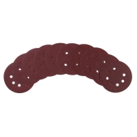 Круг абразивный шлифовальный под "липучку" ТУНДРА, перфорированный, 125 мм, Р100, 10 шт. Круг абразивный шлифовальный под "липучку" ТУНДРА, перфорированный, 125 мм, Р100, 10 шт.