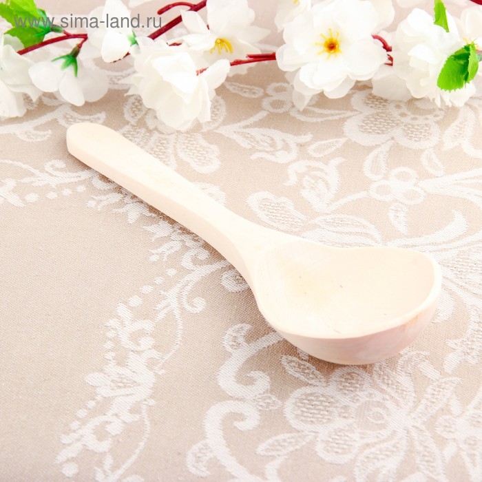 Ложка, фрезерная, салатная, 6&times;21 см