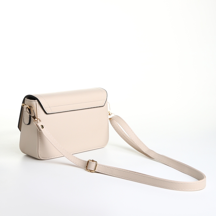 Сумка женская мессенджер на магните, цвет молочный Сумка женская мессенджер на магните, цвет молочный