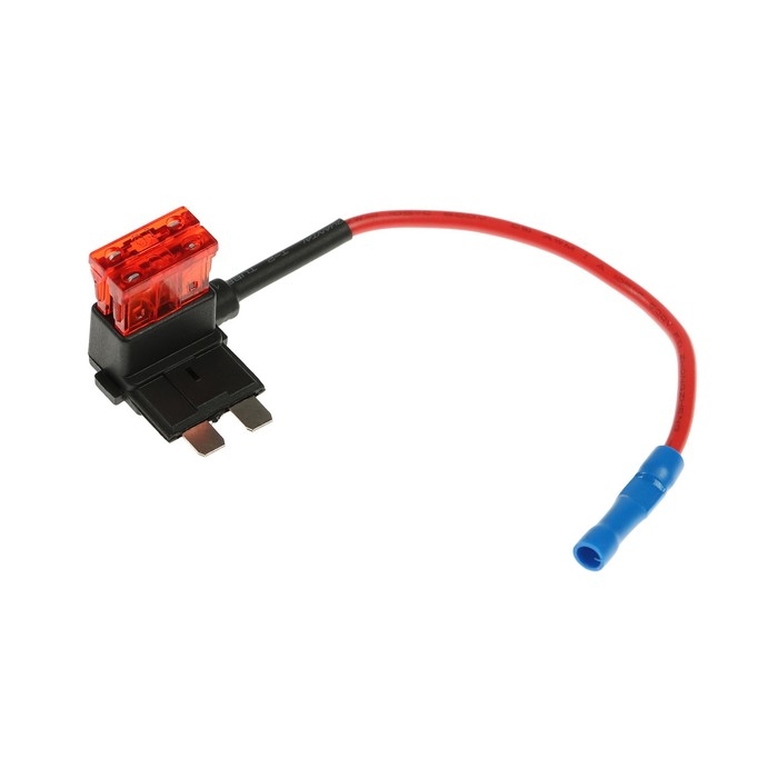 Удлинитель предохранителя, стандарт 10А, провод 15 см Удлинитель предохранителя, стандарт 10А, провод 15 см