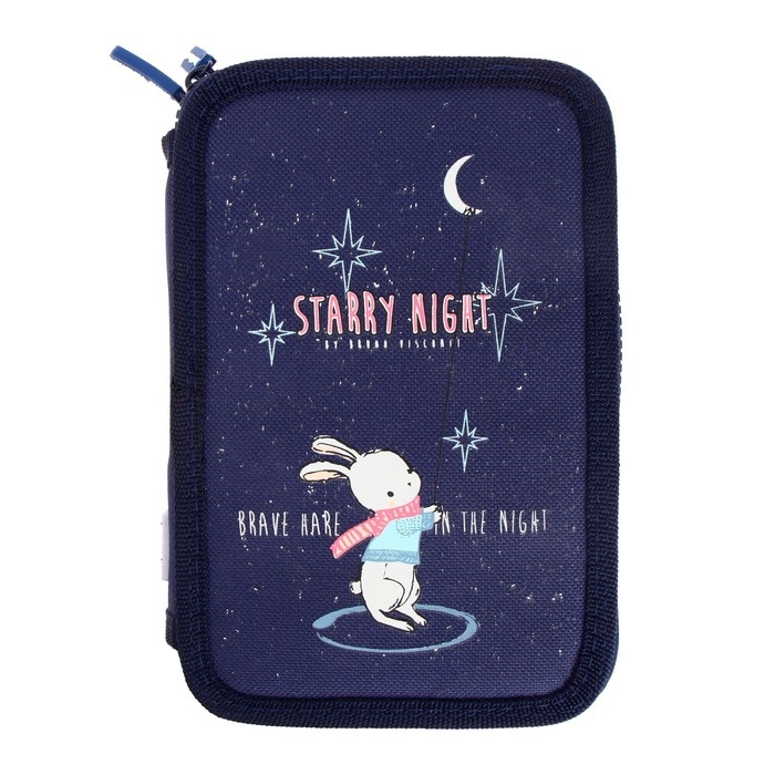 Рюкзак каркасный 38 х 30 х 20 см, + пенал, Bruno Visconti "Зефирный зайка"