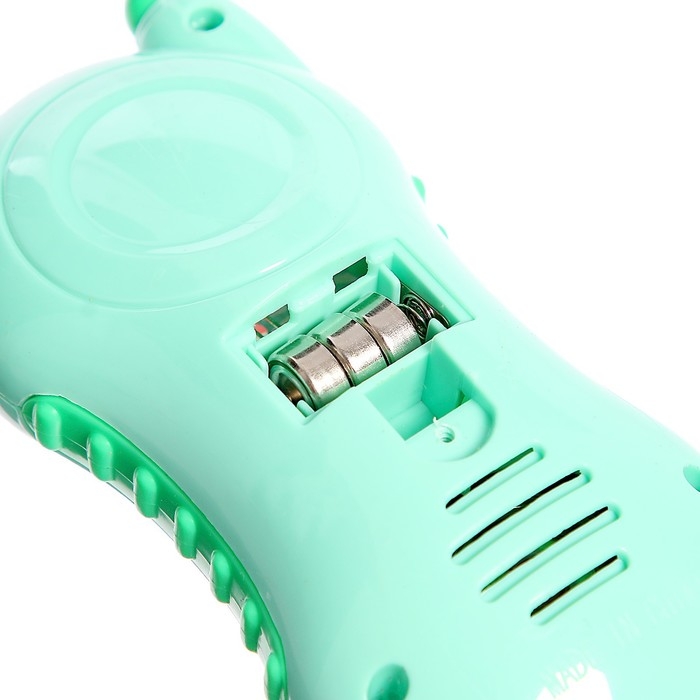 Музыкальный телефончик, звук, свет, цвет зелёный