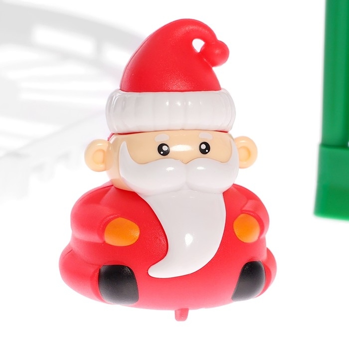 Железная дорога &laquo;Новогоднее приключение&raquo;, с фигурками, 61 деталь