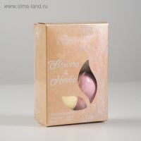 Набор бомбочек для ванн Flowers & Herbs &laquo;Сердечки&raquo;, 4 штуки по 60 г