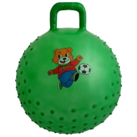 Мяч-прыгун с ручкой &laquo;Сказочные истории&raquo;, массажный, d=45 cм, 350 г, цвета МИКС