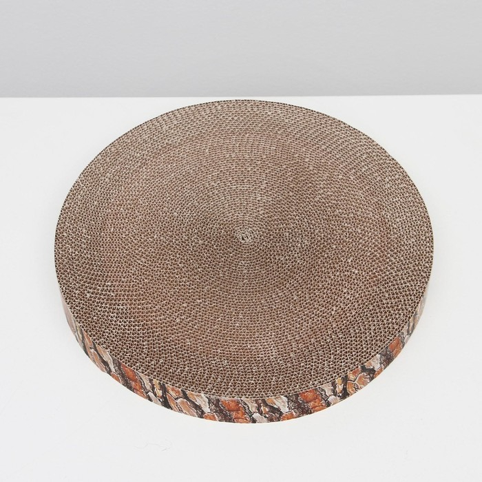 Гофрокогтеточка Гофрокогтеточка "Пижон" высокая круглая "Спил сосны", с пропиткой, 35 х 4 см