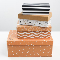 Набор коробок 10 в 1, упаковка подарочная, &laquo;Универсальный&raquo;, 12 х 7 х 4 - 32.5 х 20 х 12.5 см