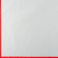 Плёнка для цветов матовая упаковочная &laquo;Кайма&raquo; красная 0,5х9 м