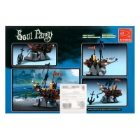 Конструктор Пираты &laquo;Фрегат на рифе&raquo;, 154 детали