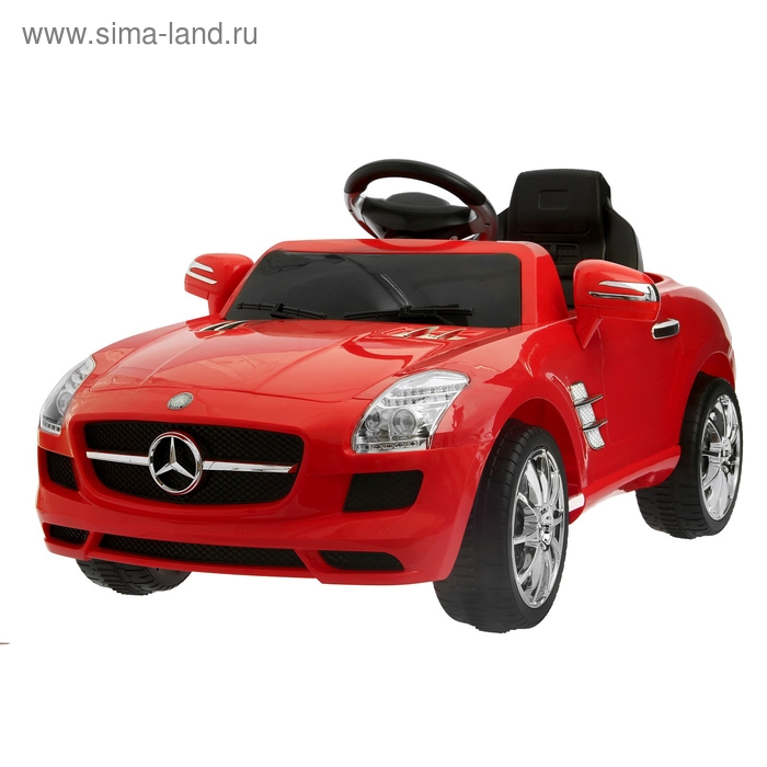 Электромобиль MERCEDES-BENZ SLS, с радиоуправлением, свет и звук, цвет красный Электромобиль MERCEDES-BENZ SLS, с радиоуправлением, свет и звук, цвет красный