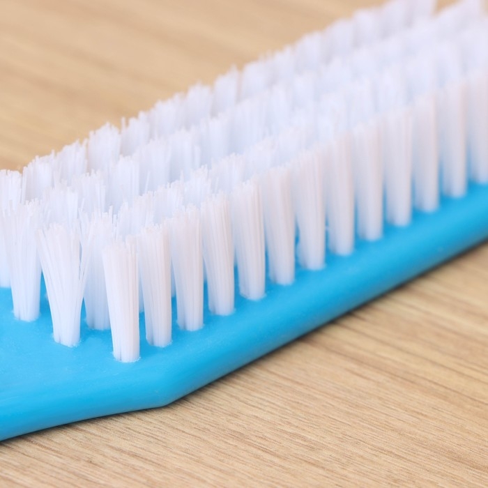 Щётка для овощей и фруктов с ручкой Доляна, 17&times;3,3&times;2 см, цвет МИКС